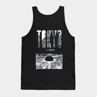 TOKYO Blast Rising Sun  |  ネオ東京 Japanese Vertical Design Tank Top